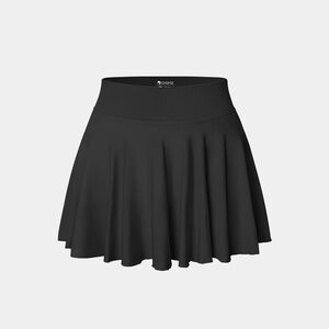 OQQ Women’s black a-line activewear athletic skort with pockets medium